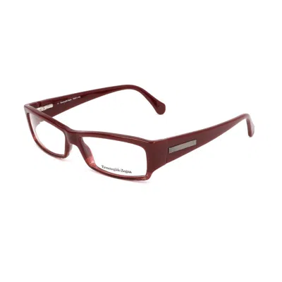 Ermenegildo Zegna Red Plastic Frames In Red