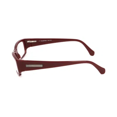 Ermenegildo Zegna Red Plastic Frames In Red