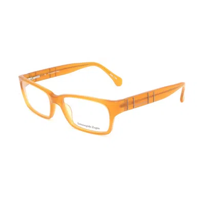 Ermenegildo Zegna Yellow Plastic Glasses  (frames) In Yellow
