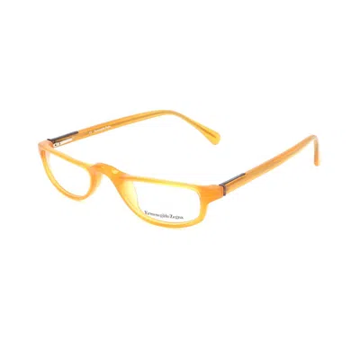 Ermenegildo Zegna Yellow Plastic Frames In Yellow