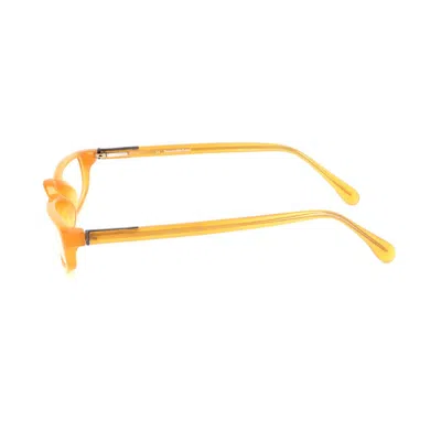 Ermenegildo Zegna Yellow Plastic Frames In Yellow