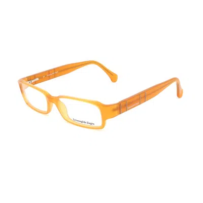 Ermenegildo Zegna Yellow Plastic Glasses  (frames) In Yellow
