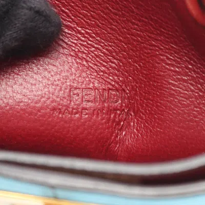 Pre-owned Fendi Blue Leather Shoulder Bag ()