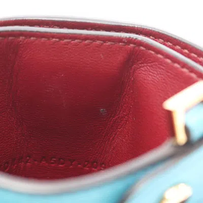 Pre-owned Fendi Blue Leather Shoulder Bag ()