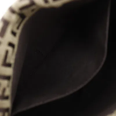 Pre-owned Fendi Brown Nylon Canvas Shoulder Bag ()