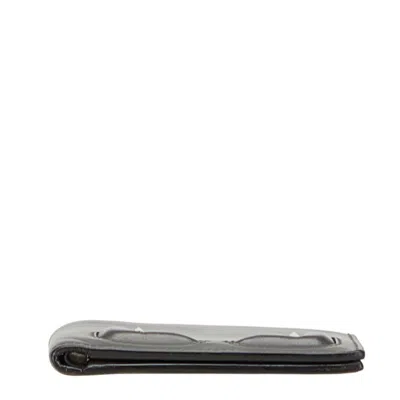 Pre-owned Fendi Gray Leather Wallet (bi-fold) ()