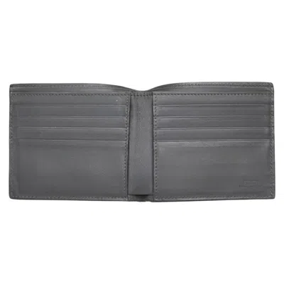 Pre-owned Fendi Gray Leather Wallet (bi-fold) ()