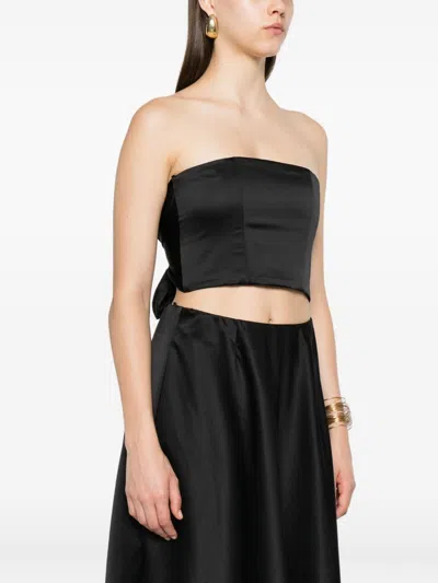 Forte Forte Bustier Top In Black