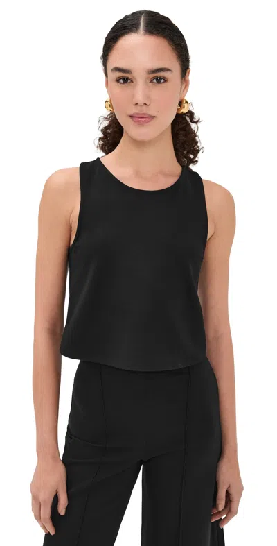 Ripley Rader Ponte Knit Tank Top Black In Black