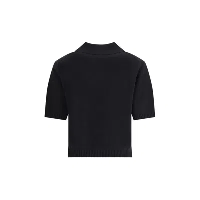 Givenchy Wool And Cashmere Polo Sweater In Black