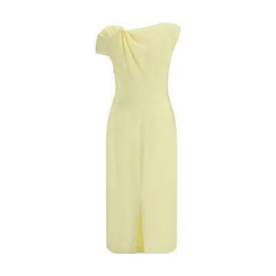 Givenchy Yellow Viscose Casual Women's Dress In Yellow