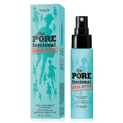 Benefit The Porefessional: Super Setter Long-lasting Makeup Setting Spray Mini 30ml In Transparent