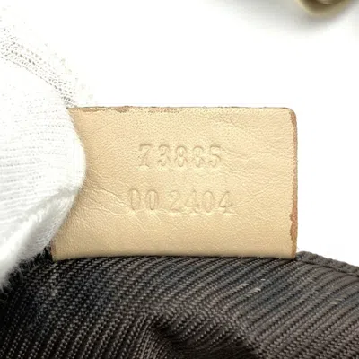 Pre-owned Gucci Beige Gg Canvas Shoulder Bag () In Sand