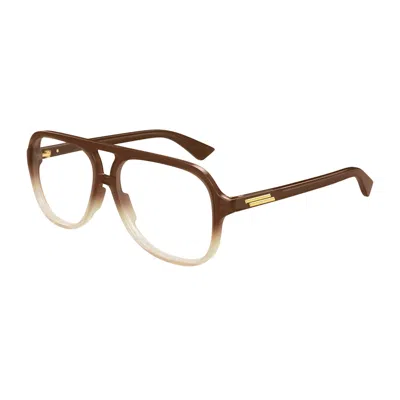 Bottega Veneta Bv1417o Linea Ribbon Eyeglasses In Brown