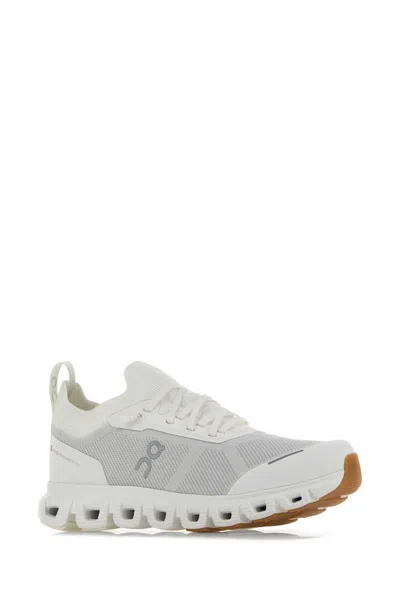 On White Canvas Cloud 6 Versa Sneakers In Animal Print