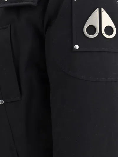 Moose Knuckles "original Shearling" Parka In Black