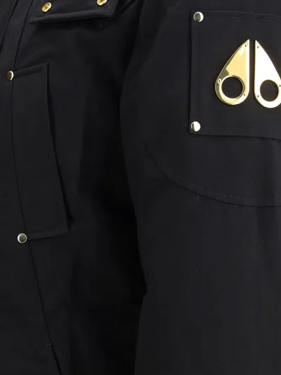 Moose Knuckles Stirling Parka From The Gold Series In Black