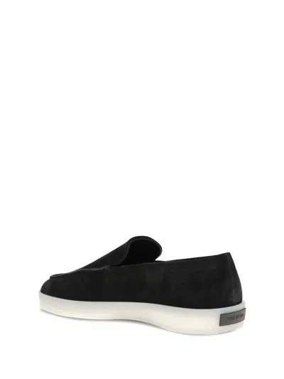 Fear Of God Suede Loafers With Rubber Sole And Round Toe In Black