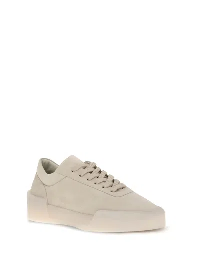 Fear Of God Low Top Suede Sneakers With Rubber Sole In Multi