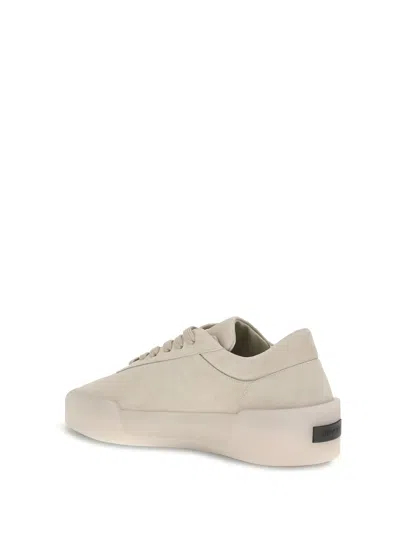Fear Of God Low Top Suede Sneakers With Rubber Sole In Multi