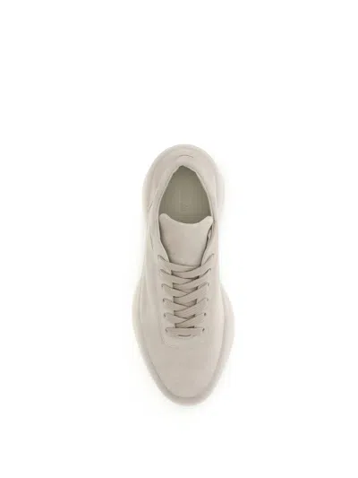 Fear Of God Low Top Suede Sneakers With Rubber Sole In Multi