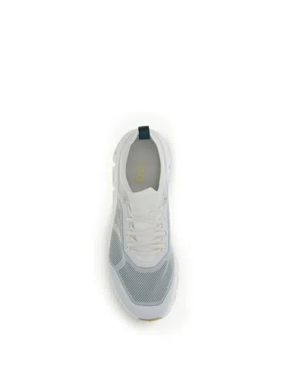 On White Canvas Cloud 6 Versa Sneakers In Multi
