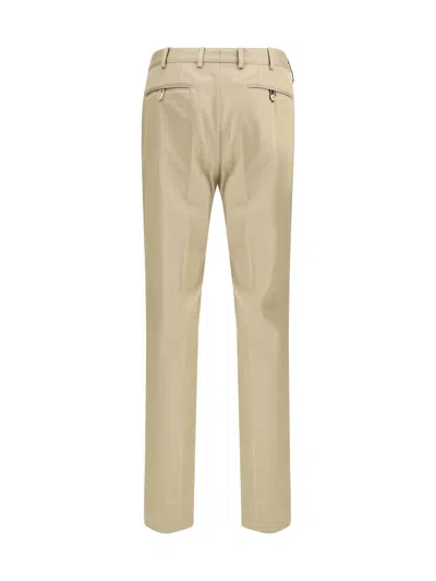 Brioni Bicolor Cotton Chino Pants In Neutral