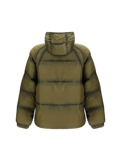 Represent Padded And Quilted Down Jacket In Green