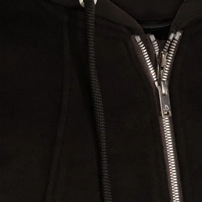 Moose Knuckles Black Wool Casual Jacket In Black