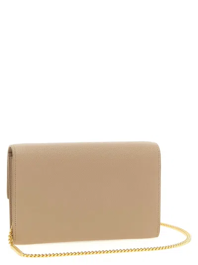 Saint Laurent Uptown Clutch In Neutral