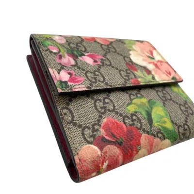 Pre-owned Gucci Beige Wallet (bi-fold) () In Sand