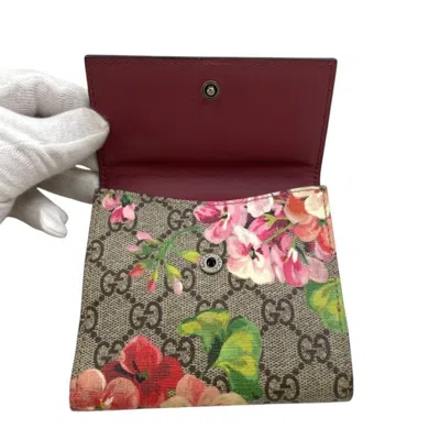 Pre-owned Gucci Beige Wallet (bi-fold) () In Sand