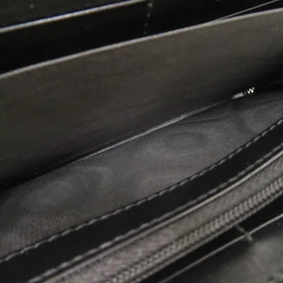 Pre-owned Gucci Black Leather Long Wallet (bi-fold) ()