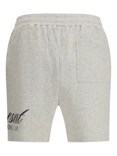 Represent Owners Club Script Mesh Shorts In Gray