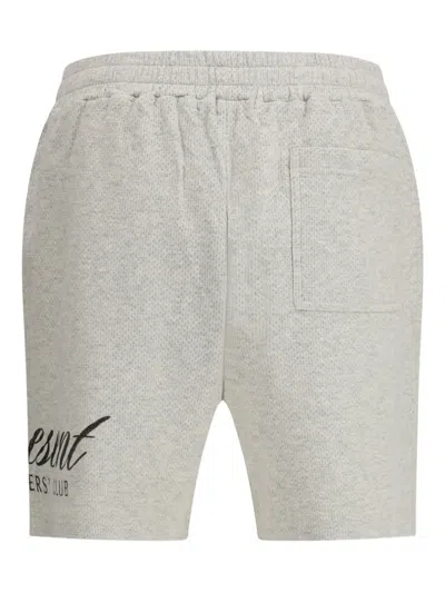 Represent Owners Club Script Mesh Shorts In Gray