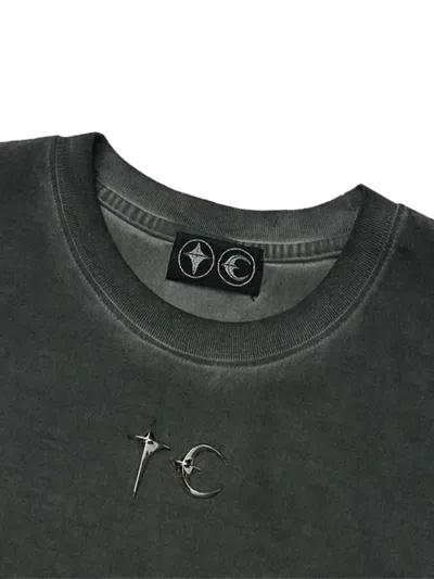 Thug Club Logo-embellishment T-shirt In Gray