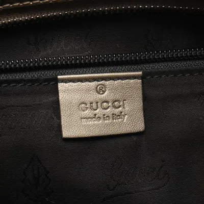 Pre-owned Gucci Brown Pvc Leather Tote Bag ()