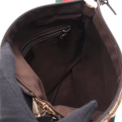 Pre-owned Gucci Gg Canvas Beige Brown Multi-color Gg Canvas Shoulder Bag ()