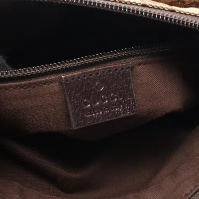 Pre-owned Gucci Gg Canvas Beige Brown Multi-color Gg Canvas Shoulder Bag ()