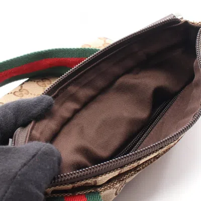 Pre-owned Gucci Gg Canvas Beige Brown Multi-color Gg Canvas Shoulder Bag ()