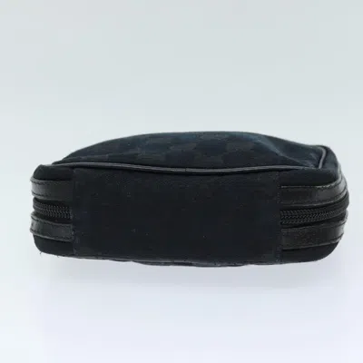 Pre-owned Gucci Gg Canvas Black Canvas Clutch Bag ()