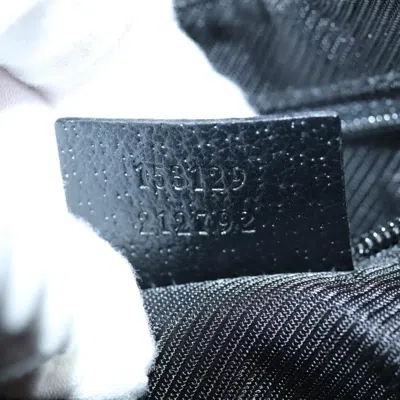 Pre-owned Gucci Gg Canvas Black Canvas Clutch Bag ()