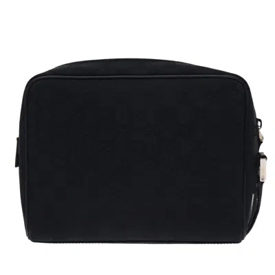 Pre-owned Gucci Gg Canvas Black Canvas Clutch Bag ()