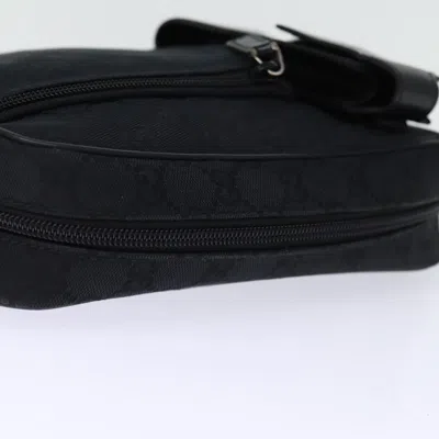 Pre-owned Gucci Gg Canvas Black Canvas Clutch Bag ()