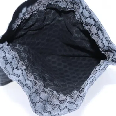 Pre-owned Gucci Gg Canvas Black Canvas Clutch Bag ()