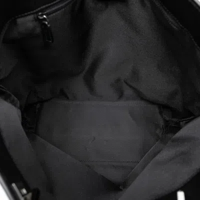 Pre-owned Gucci Gg Canvas Black Canvas Leather Shoulder Bag Tote Bag ()