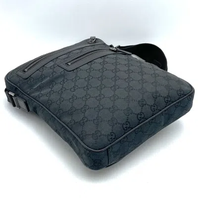Pre-owned Gucci Gg Canvas Black Gg Canvas Shoulder Bag ()