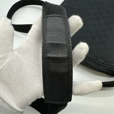 Pre-owned Gucci Gg Canvas Black Gg Canvas Shoulder Bag ()