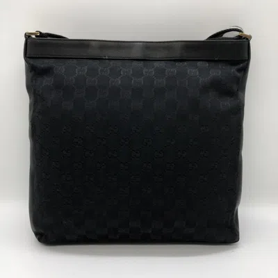 Pre-owned Gucci Gg Canvas Black Gg Canvas Shoulder Bag ()