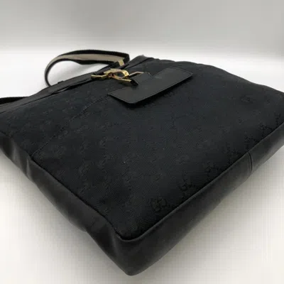 Pre-owned Gucci Gg Canvas Black Gg Canvas Shoulder Bag ()